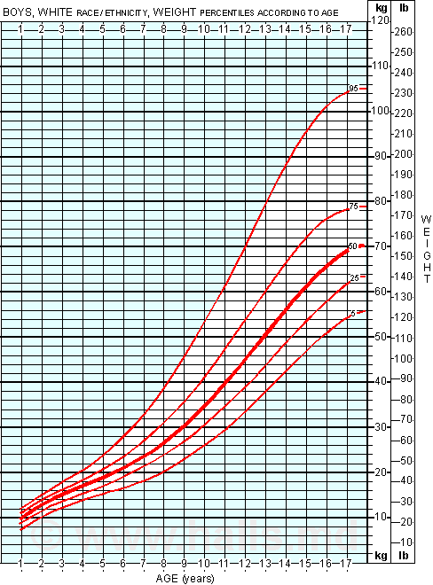 Weight Compared To Height Chart