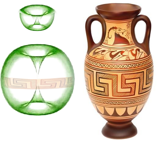 Container used as a torus symbol