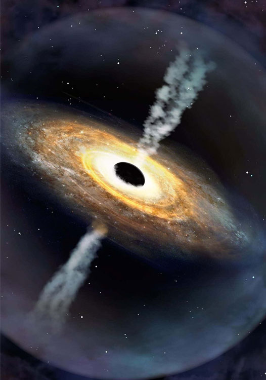 The torus of a galaxy has all the stars in the horizontal plane.