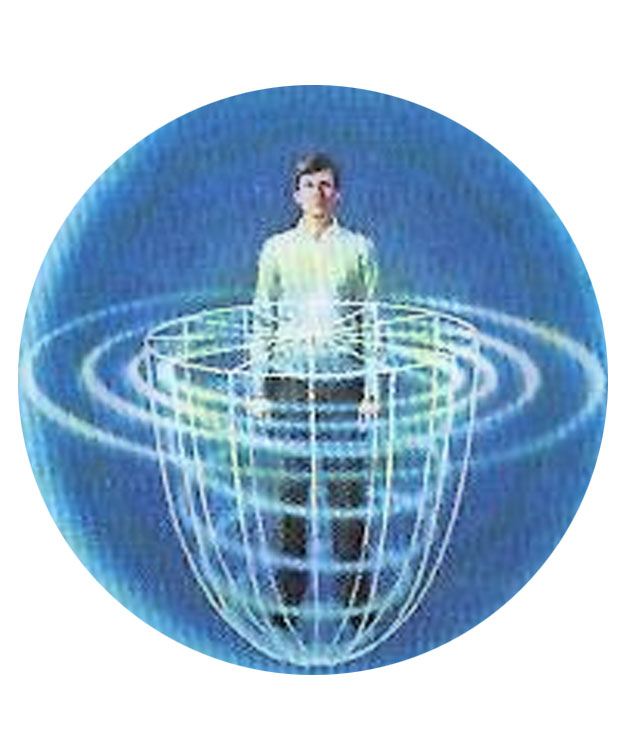 When a person is a symbol for the vertical flow through a torus, 
                                     the waist is the horizontal plane.