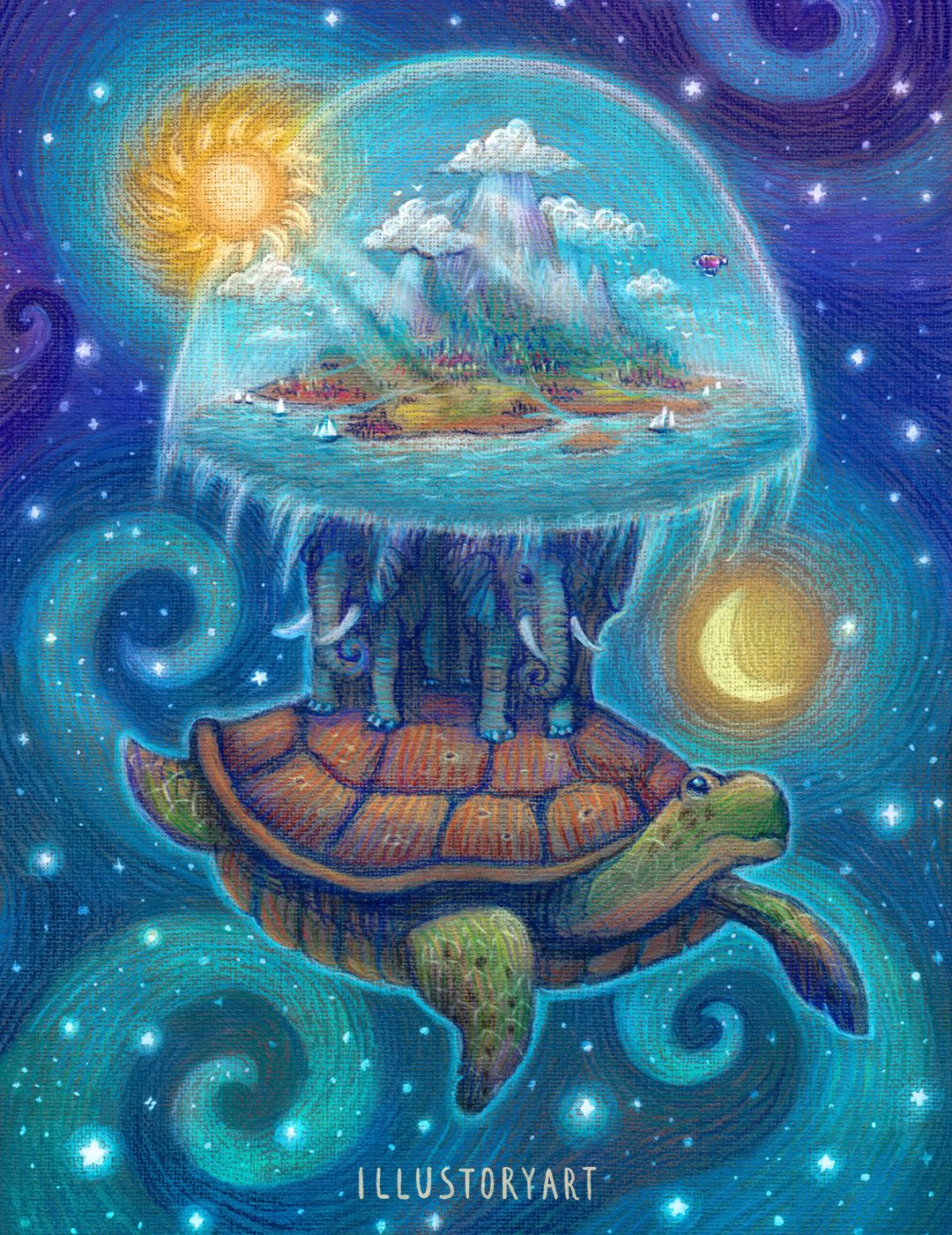 Pastoral nature in higher dimensions.