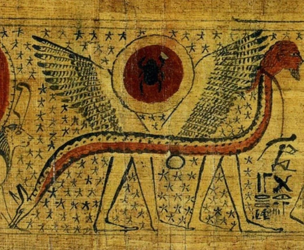 Red circle is a portal symbol because of wings