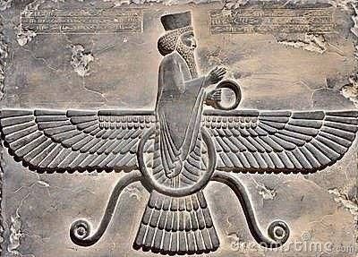 Mesopotamian ring portal at the waist level