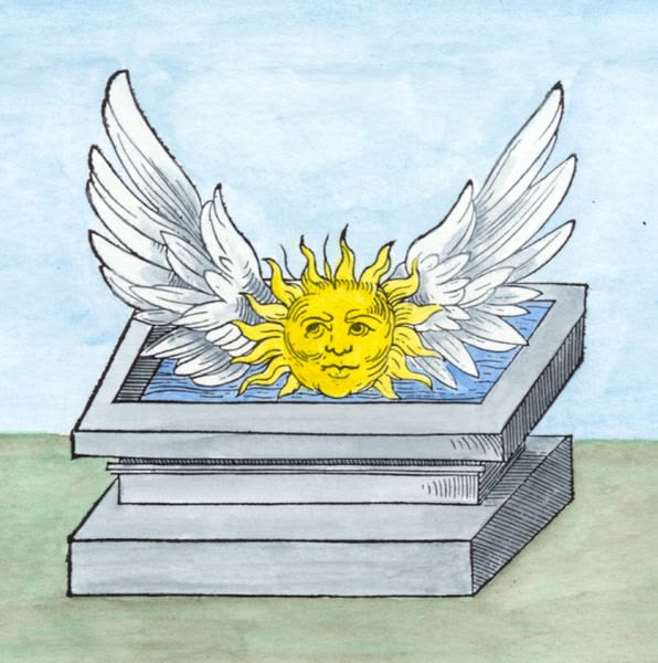 Sol portal with wings as extra hint