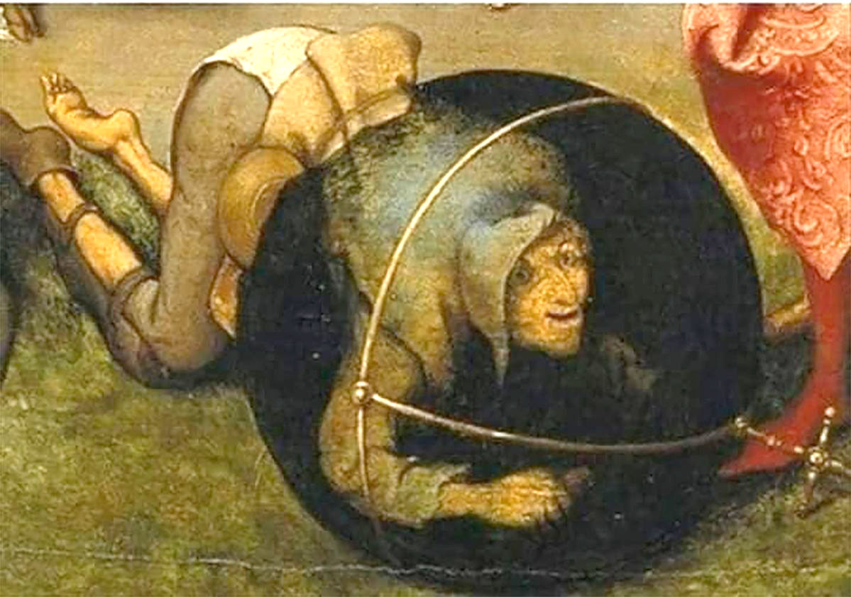 By Bosch. The sphere is a torus.