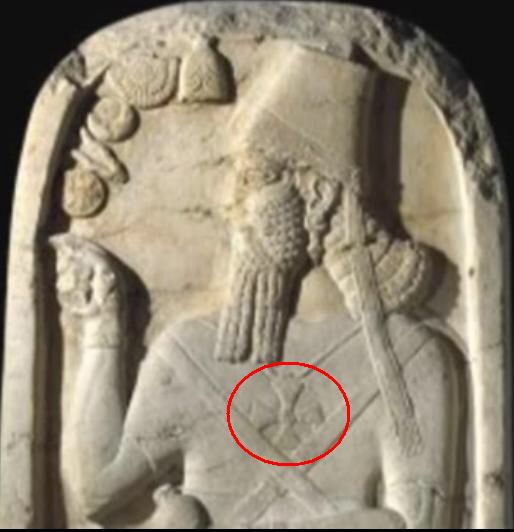 From Mesopotamia, same vertical and horizontal flow paths, a torus symbol.